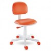 Cadeira Kids Color laranja secretária giratória